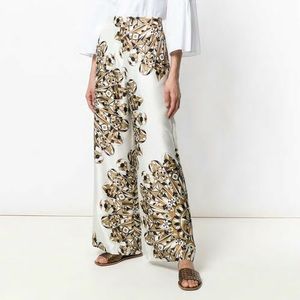 Tory Burch Alyssa Silk Pants Trousers 0 NWT $425